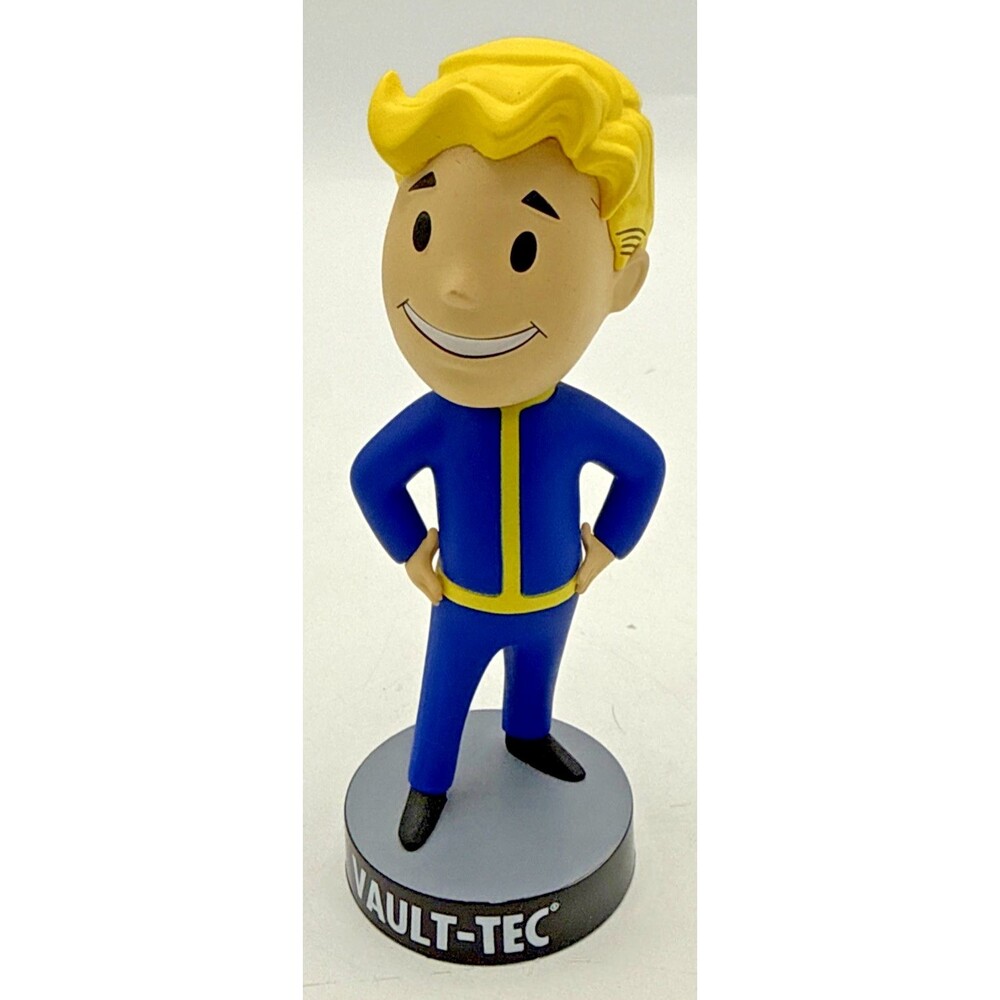 Vintage Bethesda Fallout 4 Vault-Tec Vault Boy 111 Bobblehead Figure 2015 5”
